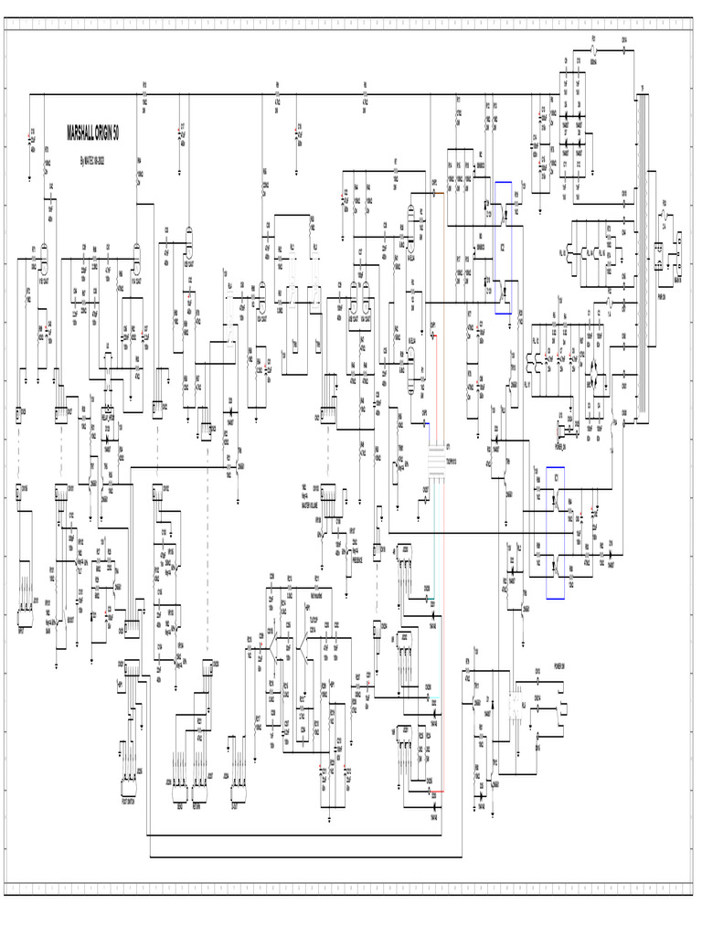Marshall ORIGIN 50w Schematic-01 | PDF