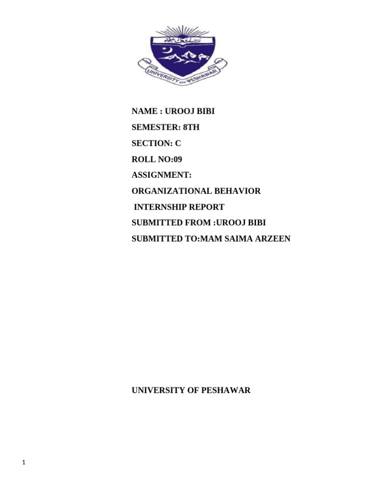 Organizational b Report | PDF | Psychology | Teachers