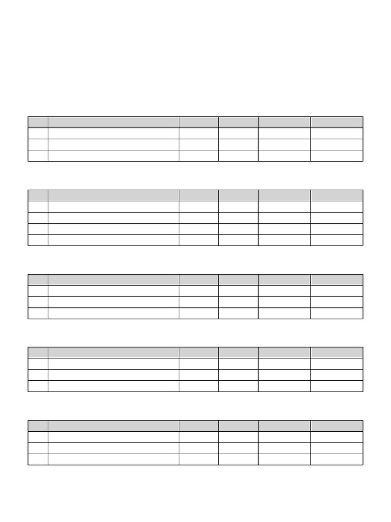 RAB Rumah Full Template | PDF
