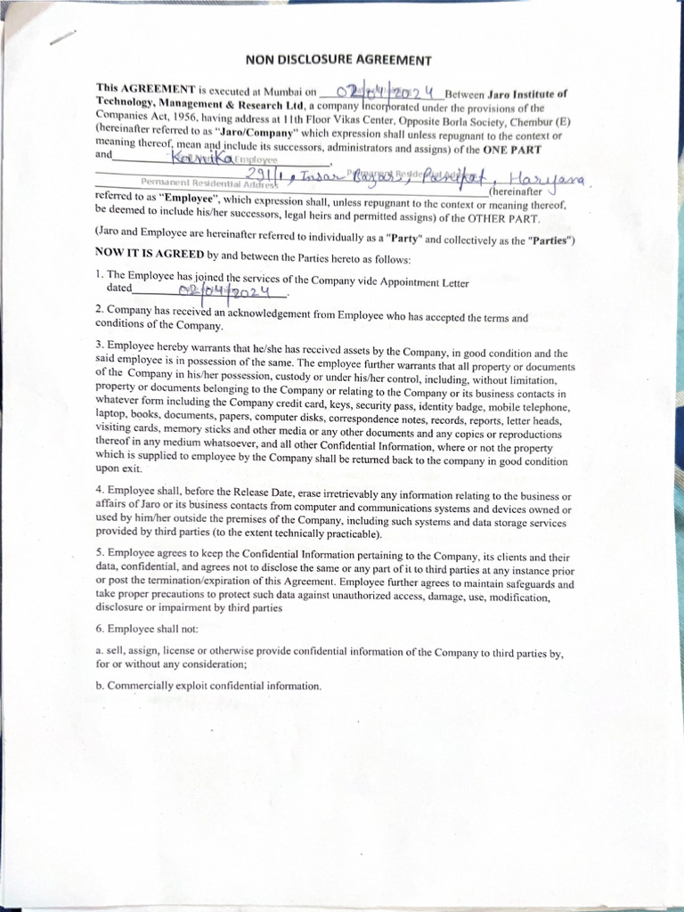 Nda | PDF