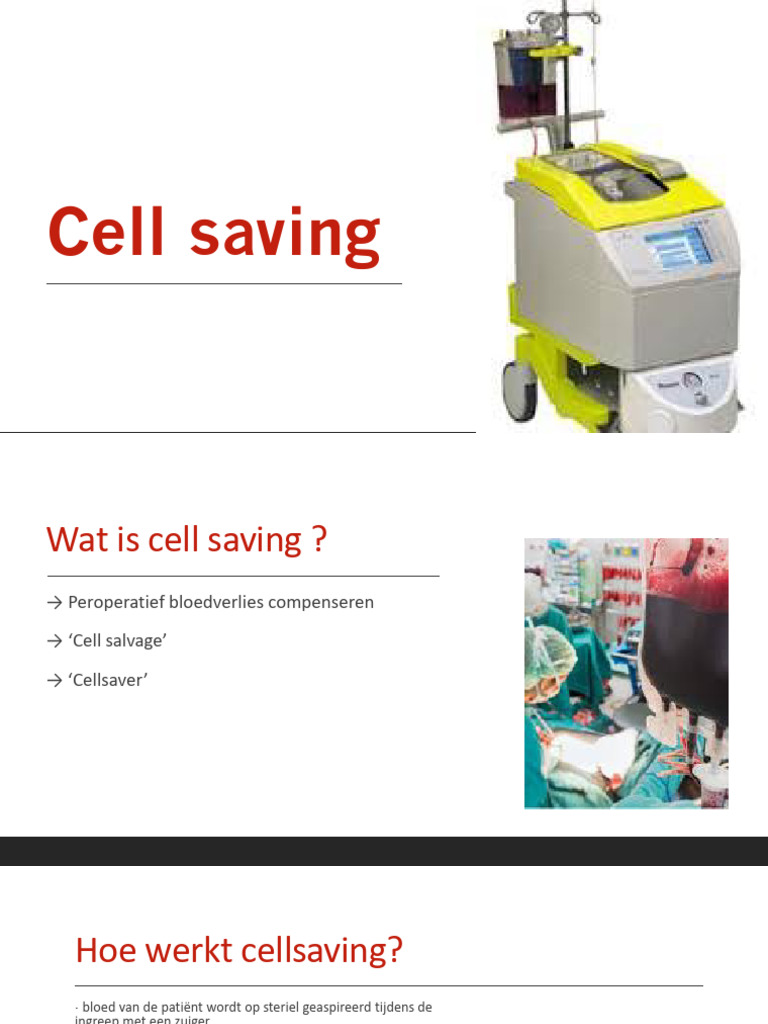 Cell Saving | PDF