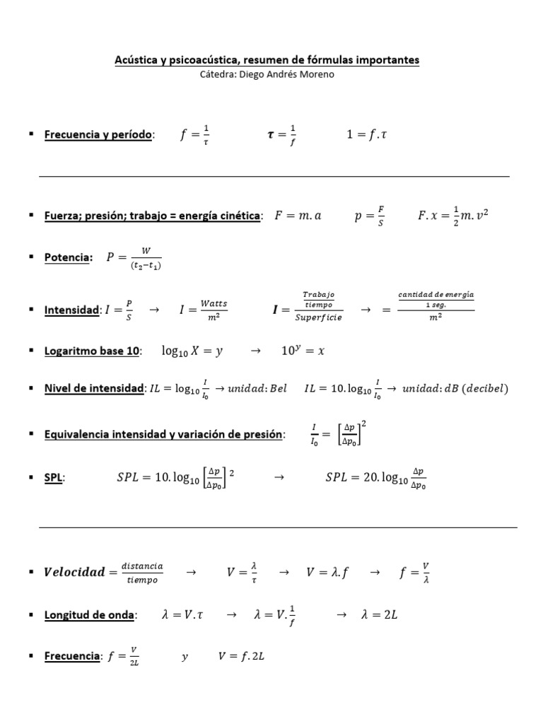 resumen-de-formulas-de-ac-stica-diego-andr-s-moreno-pdf