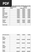 School Uniform Price List | PDF