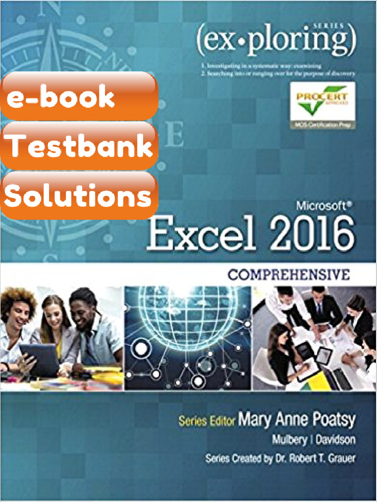 eBook & Testbank Exploring Microsoft Office Excel 2016 Comprehensive ...