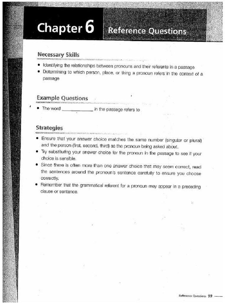 Chapter 6 TOEFL | PDF