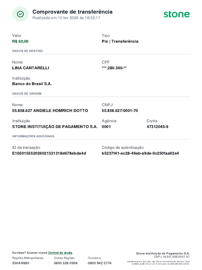 Comprovante de Pix Dbc78887 Cff1 43ee Befd 201d0b49979c | PDF
