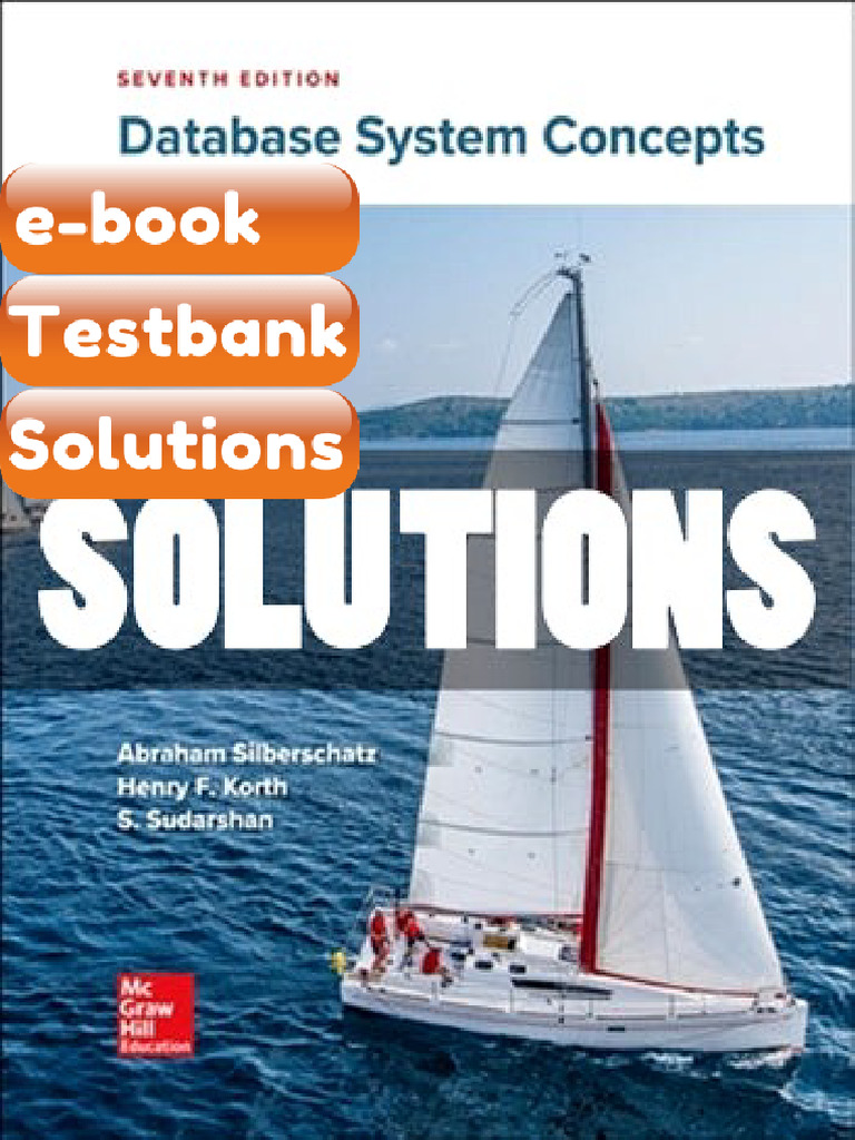 Ebook & Testbank Database System Concepts 7 Ed Silberschatz | PDF ...