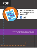 Download Best Practices for Mobile App Developers by futureofprivacy SN99802542 doc pdf