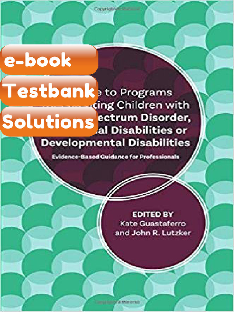 A Guide to Programs for Parenting Children With Autism Spectrum ...