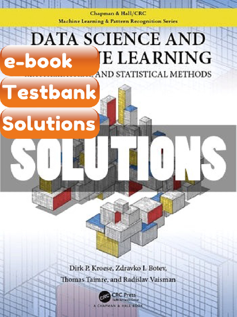 eBook & Testbank Data Science and Machine Learning 1 Ed Kroese | PDF ...
