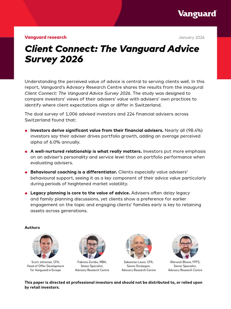 Vanguard Client Connect Report CH en Pro | PDF | Investing | The ...