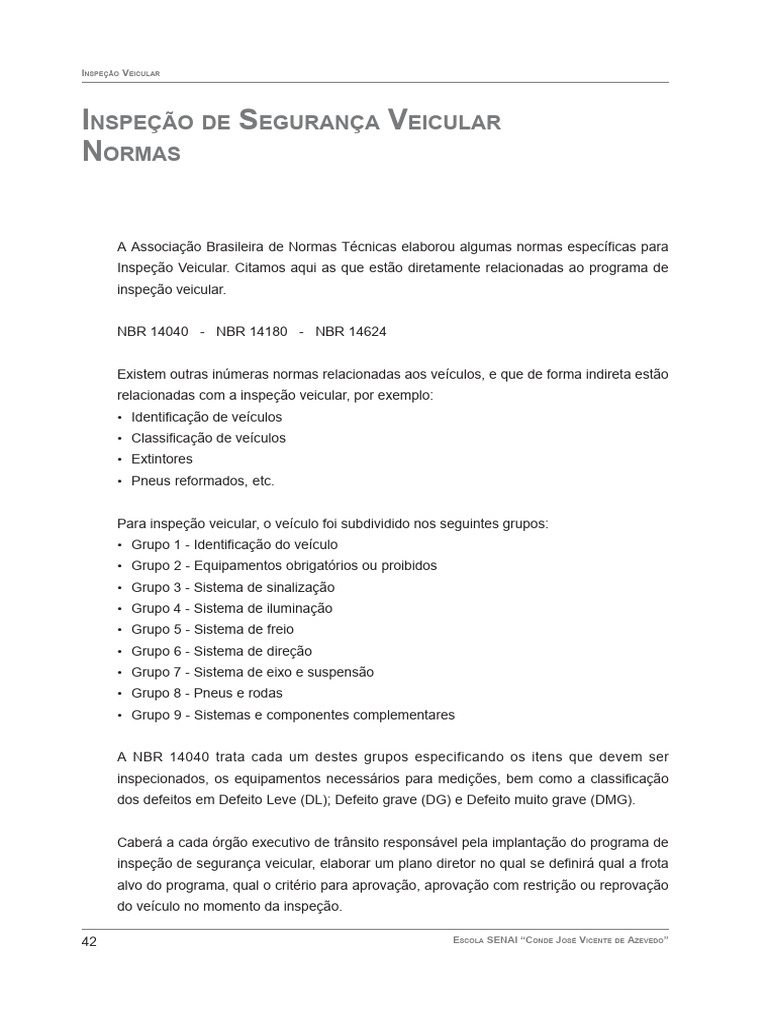 Cópia de Inspeção Veicular Capítulo 04 Apostila - Inspeção de Segurança ...