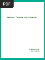 Download Radiation The other side of the coin   11 July 2012 by DrMrsKrishnaja A P SN99804372 doc pdf