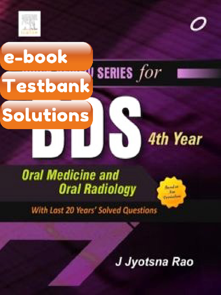 Testbank - QRS for BDS 4th Year Oral Medicine and Radiology | PDF ...
