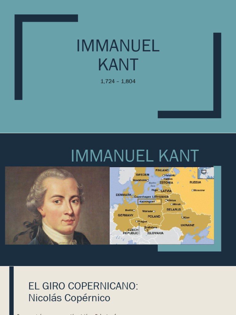 Immanuel Kant | PDF | Immanuel Kant | A priori y a posteriori