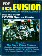 Television Servicing UK 1989 11 | PDF | Information And