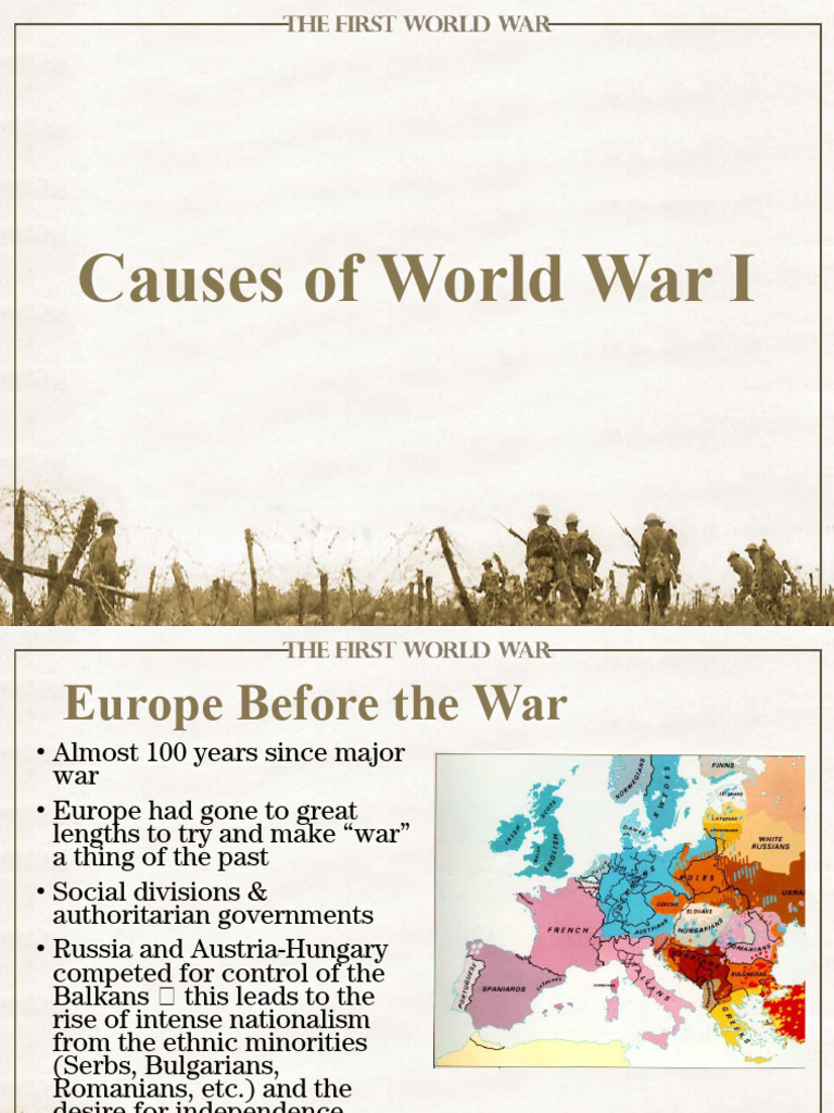 WW1 Powerpoint | PDF | Central Powers | Allies Of World War I
