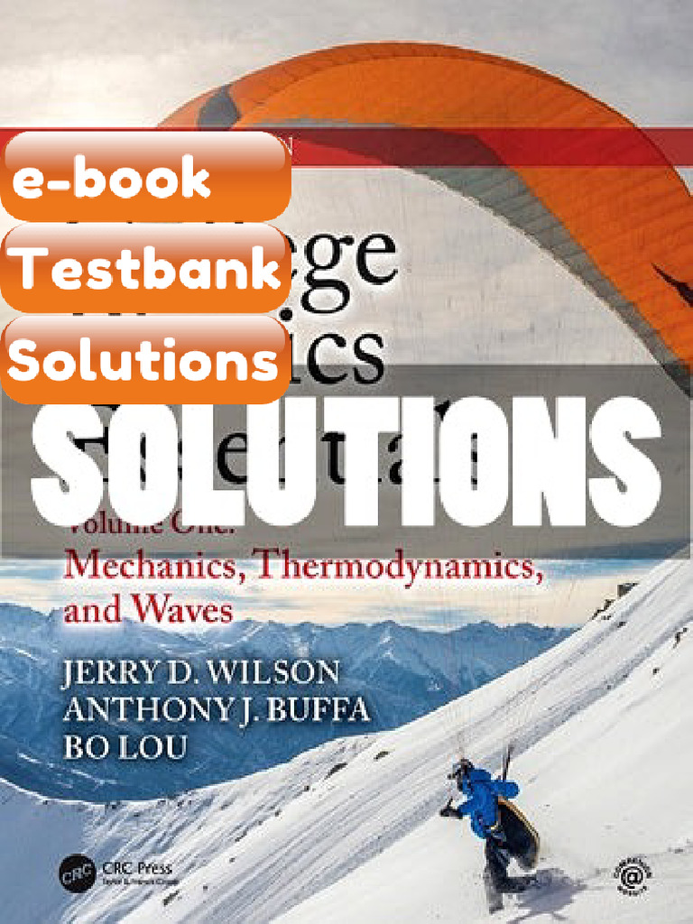 eBook & Testbank College Physics Essentials 8 Ed Wilson | PDF ...