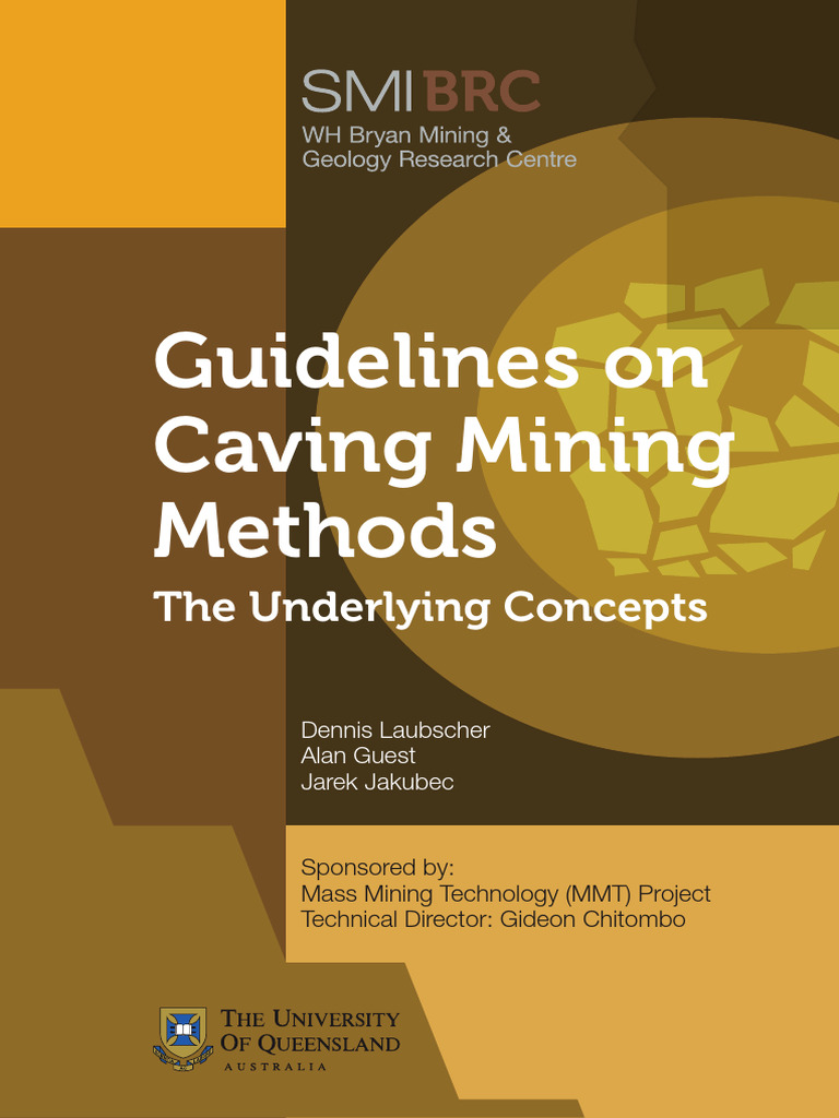 Guidelines On Caving Mining Methods | PDF | Mining