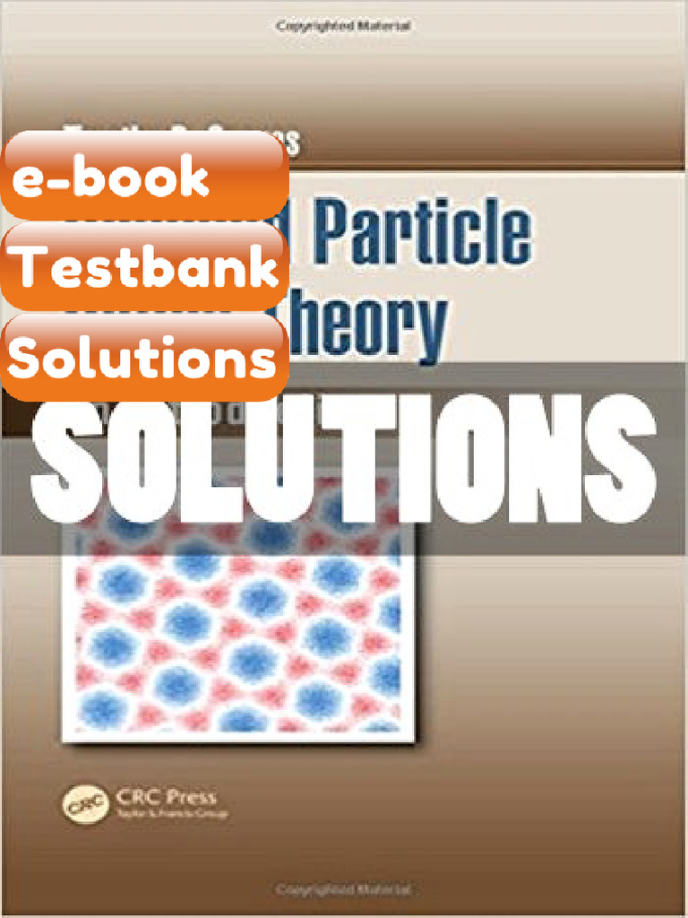 eBook & Testbank Charged Particle Optics Theory an Introduction Optical ...