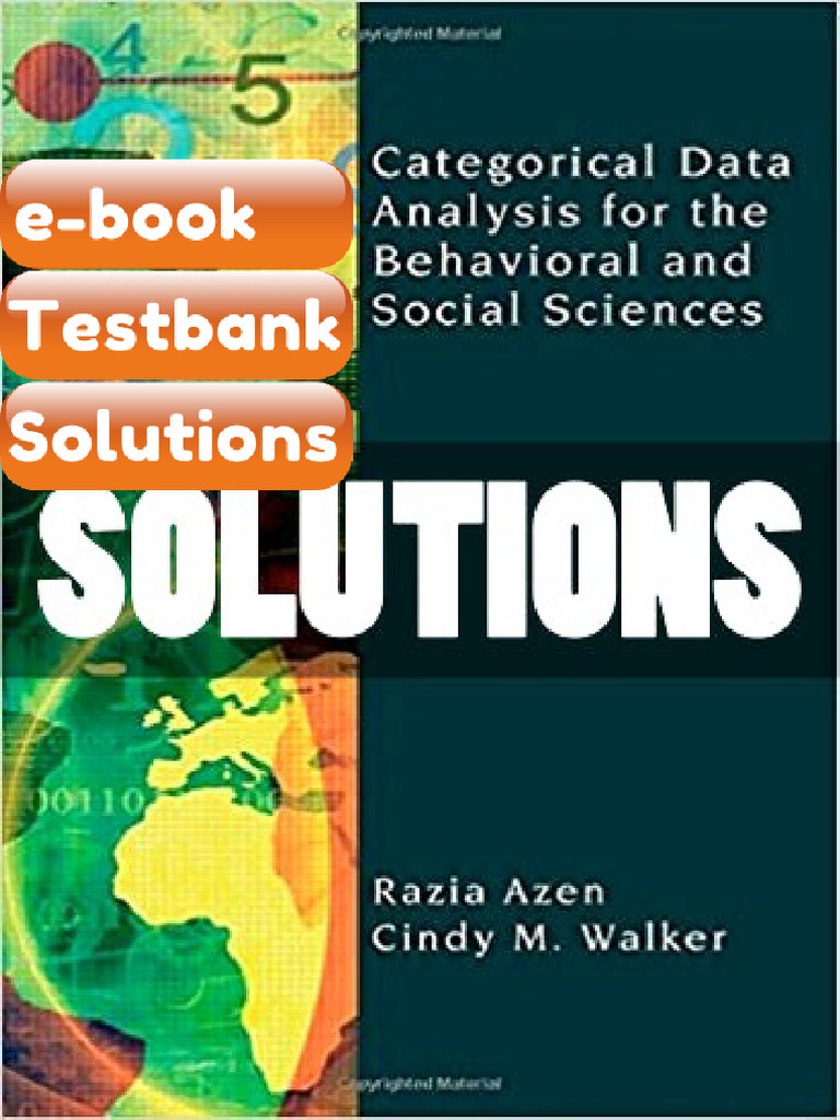 eBook & Testbank Categorical Data Analysis for the Behavioral and ...