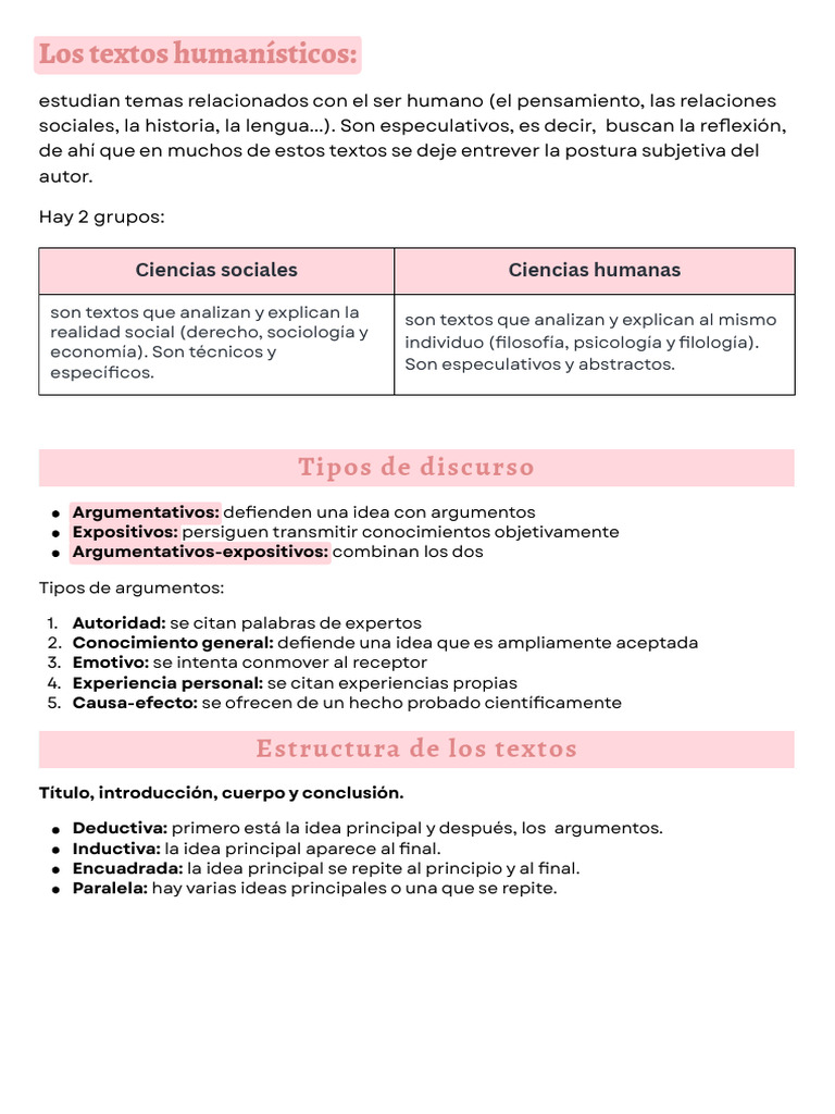 Copia de Copia de Textos Humanísticoslengua | PDF | Ensayos | Science