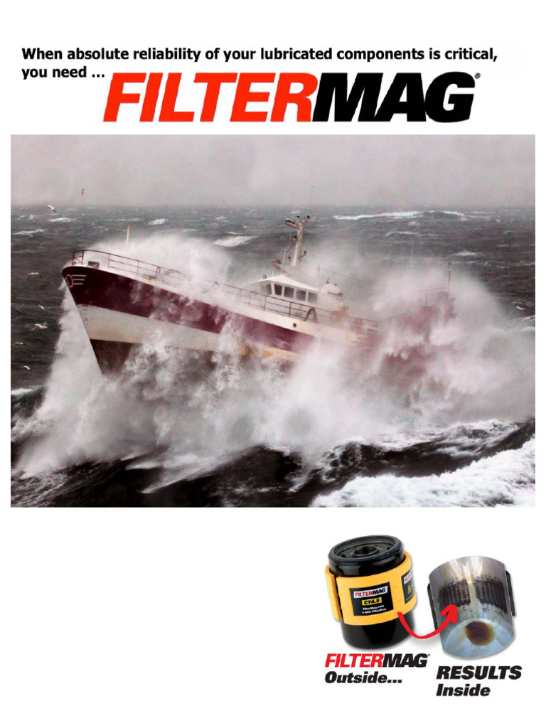 FilterMag Marine Applications | PDF | Filtration | Engines
