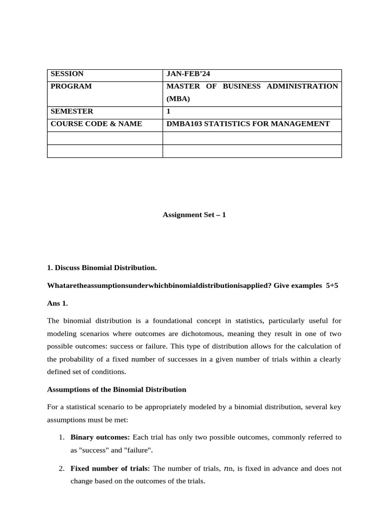 Dmba103 Statistics For Management j5fxdx | PDF | Cost Of Living ...