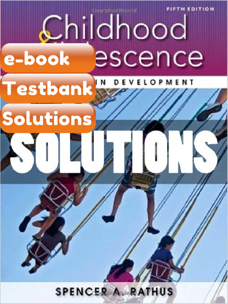 Ebook & Testbank Childhood and Adolescence Voyages in Development 5 Ed ...