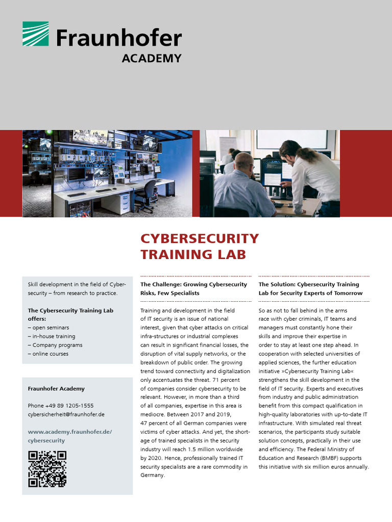 Cybersecurity Training Lab e Web | PDF | Computer Security | Security
