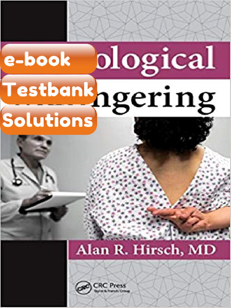 Testbank - Neurological Malingering by Alan R Hirsch | PDF ...