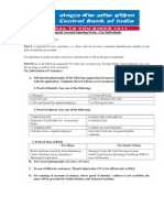 Deposit Account Opening Form - Individuals