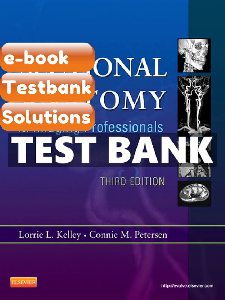 eBook & Testbank Sectional Anatomy for Imaging Professionals 3rd ...