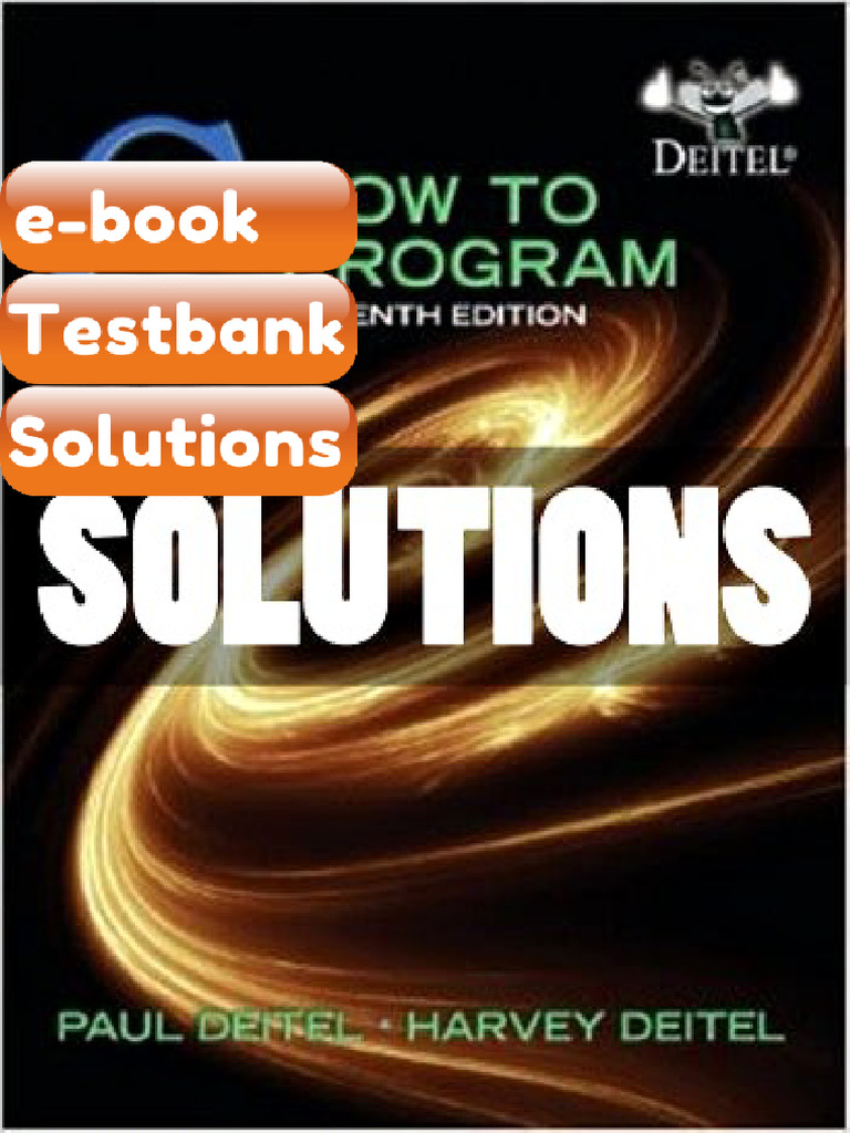 Ebook & Testbank C How To Program 7 Ed Deitel | PDF | Subscription ...
