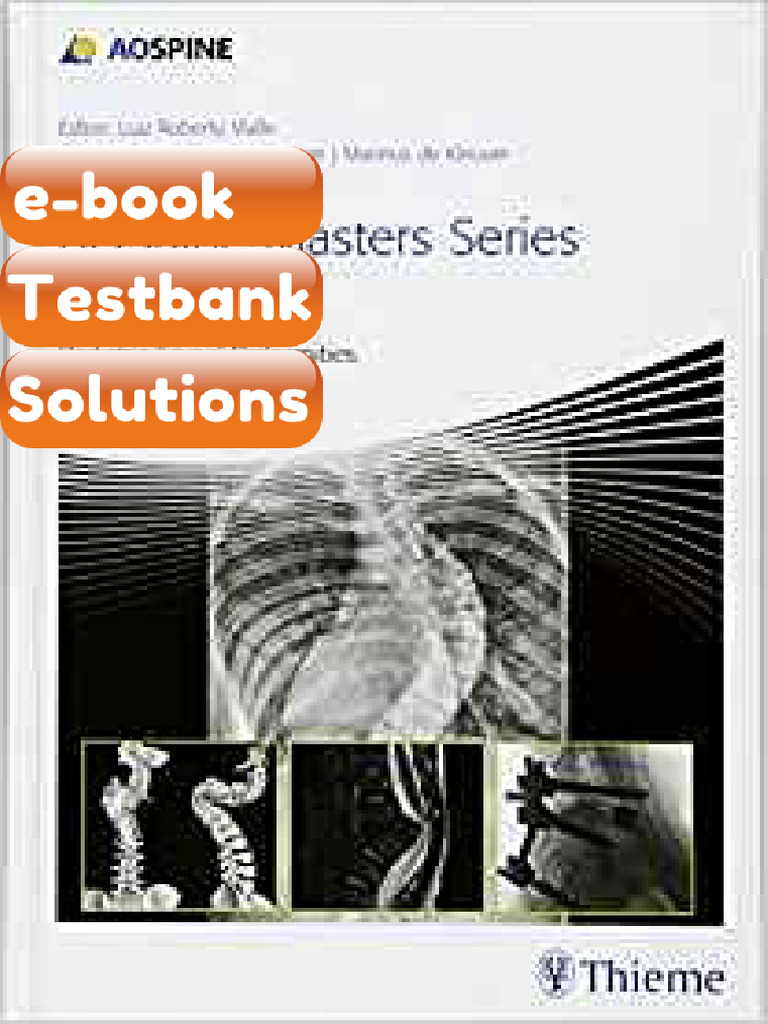 AOSpine Masters Series Volume 9 Pediatric Spinal Deformities by Marinus ...