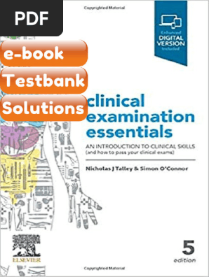 Clinical Examination Essentials An Introduction To Clinical Skills