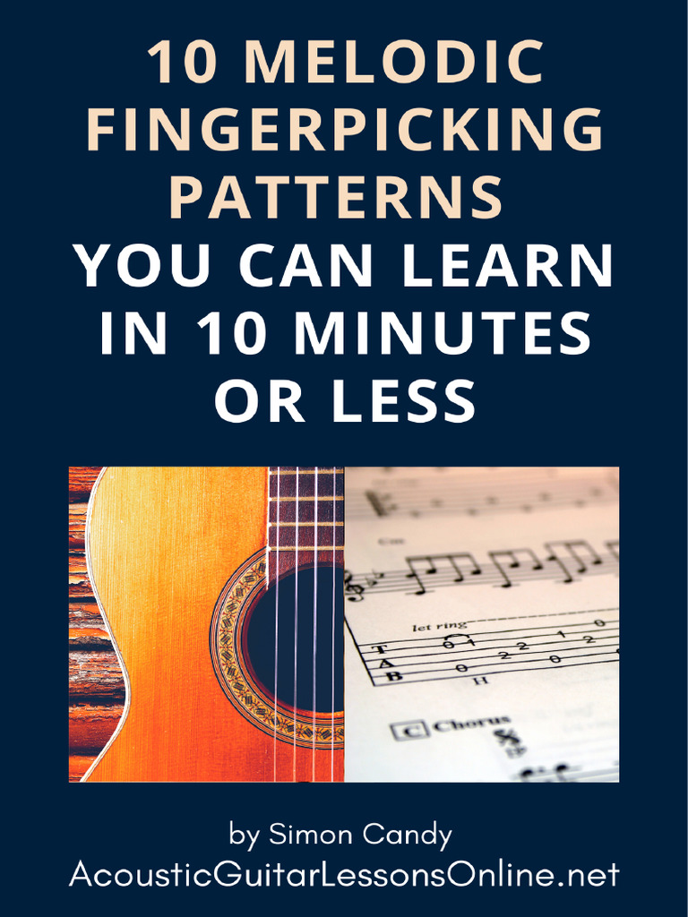 10 Fingerpicking Patterns in 10 Minutes Ebook | PDF | Guitars | String ...