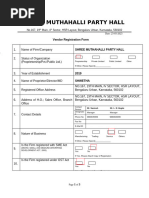 Vendor Creation Form | PDF