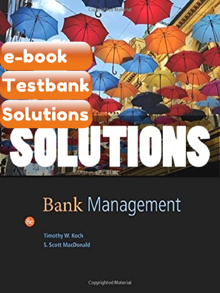 Ebook & Testbank Bank Management 8 Ed Koch | PDF | Subscription ...