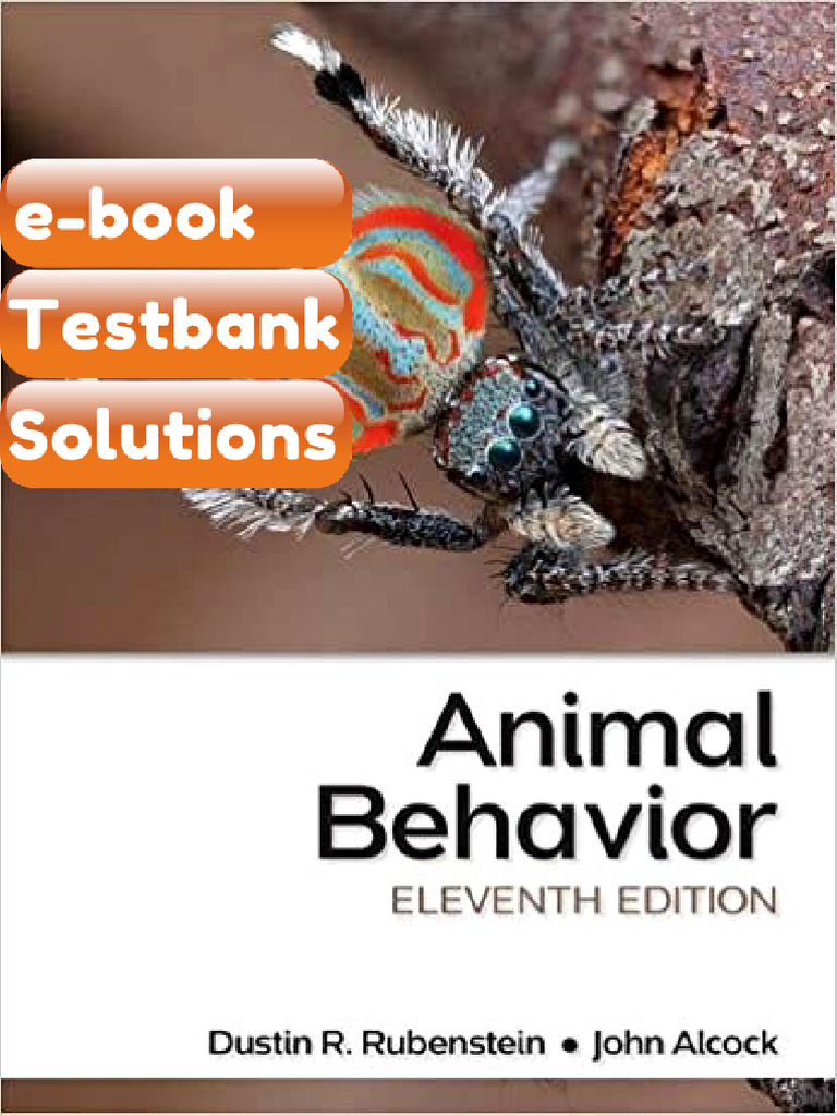Animal Behavior an Evolutionary Approach 11th Edition by Dustin R ...