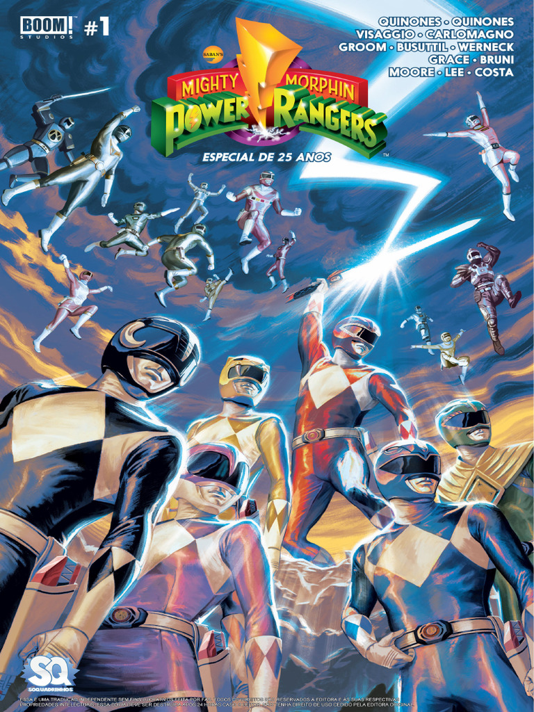 Mighty Morphin Power Rangers Especial de 25 Anos #01 (2018 ...