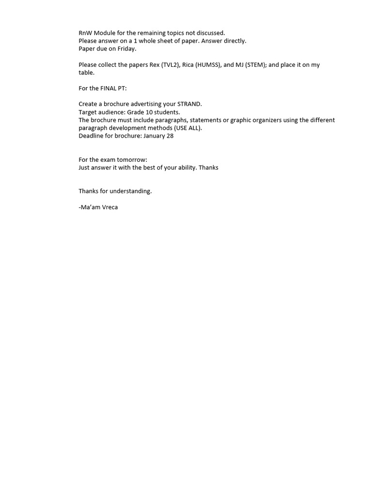 RNW Module Last Topics 1 | PDF