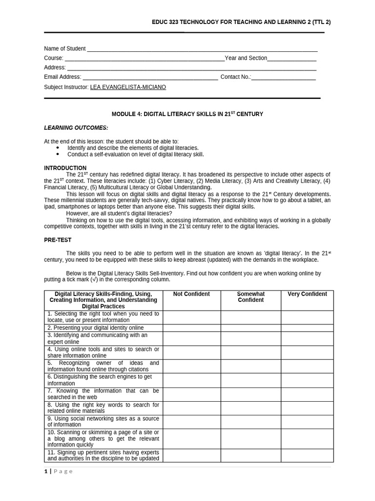 Module 4 Ttl2 | PDF