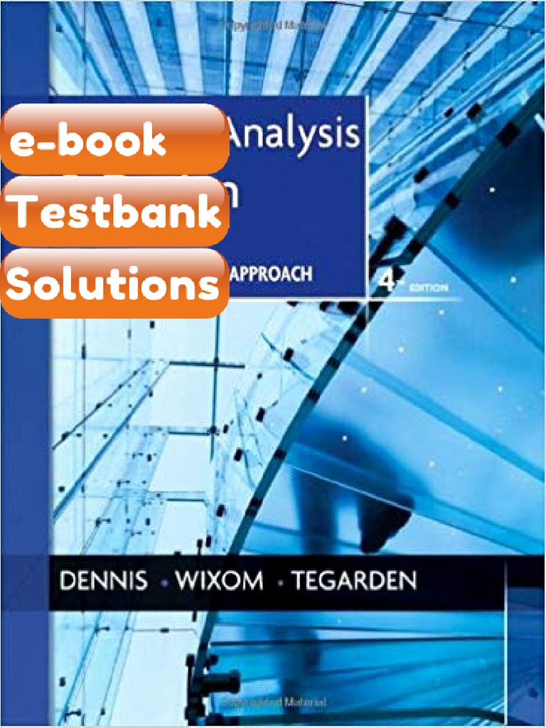 Testbank - Systems Analysis and Design With UML 4th Edition by Alan ...