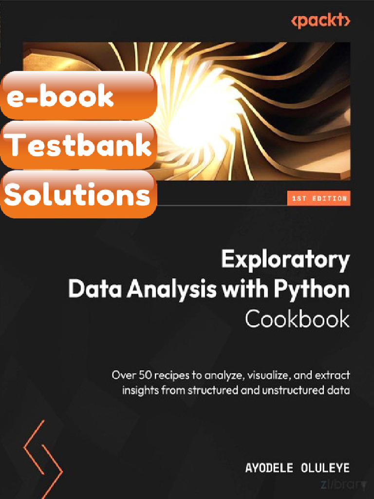 Exploratory Data Analyss With Python Cookbook Over 50 Recips To Analyze ...