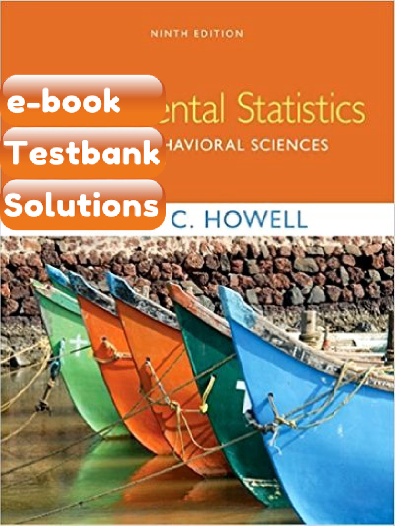 eBook & Testbank Fundamental Statistics for the Behavioral Sciences 9th ...