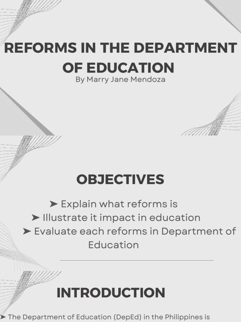 Reforms in The Department of - 20251018 - 194414 - 0000 | PDF