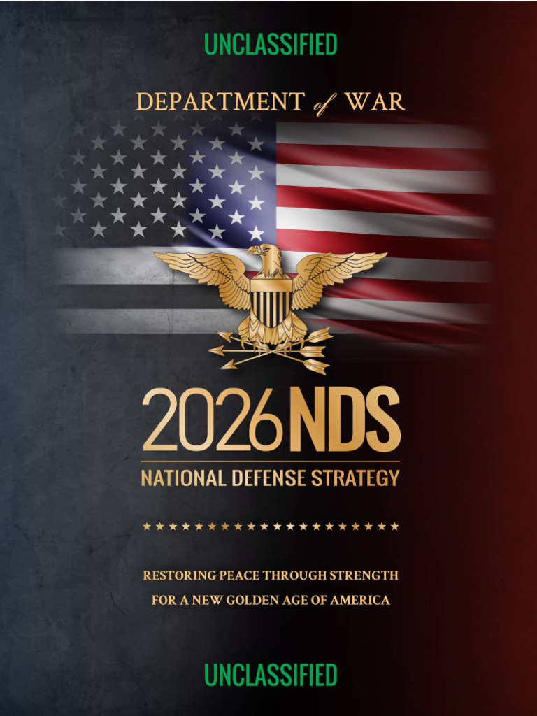 2026 National Defense Strategy | PDF | Deterrence Theory | Crime & Violence