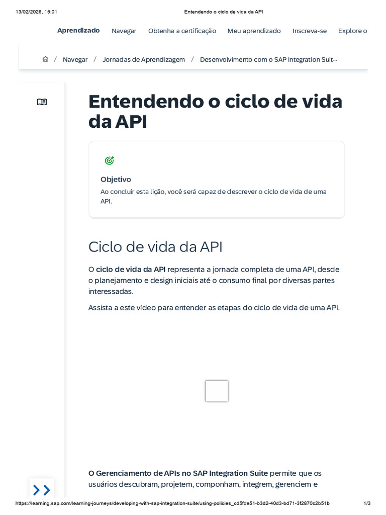 2 - Entendendo o Ciclo de Vida Da API | PDF