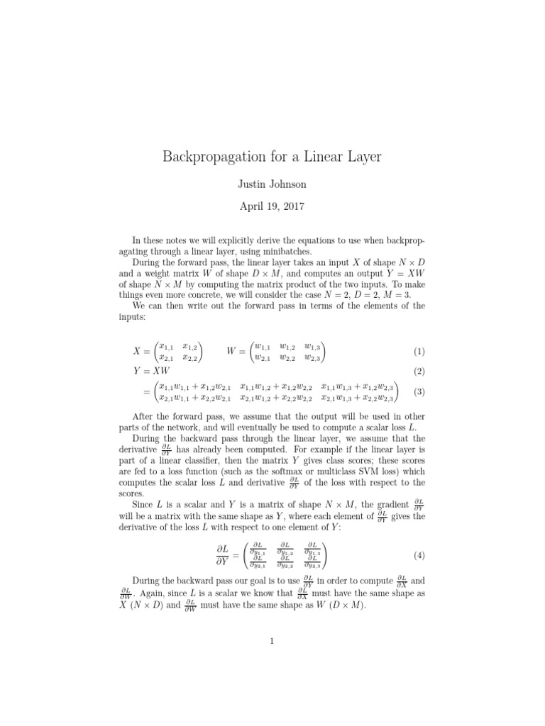 Linear Backprop | PDF